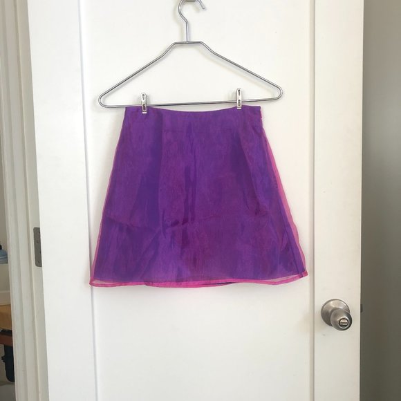 Dolls Kill Dresses & Skirts - dEliA*s iridescent purple skirt